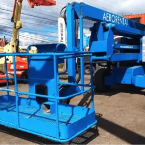 Canasta y brazo robusto de plataforma elevadora de Aerorental para proyectos de construcción