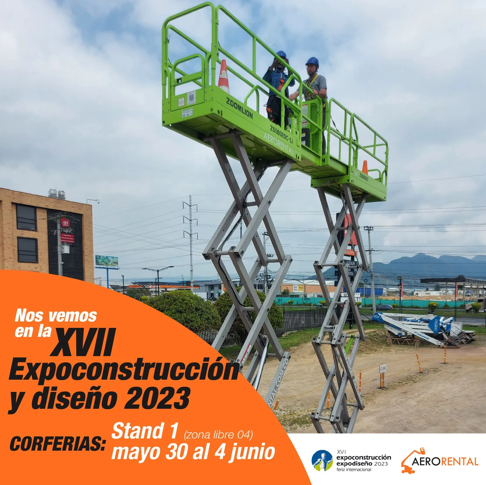 Aerorental en Expoconstrucción Corferias