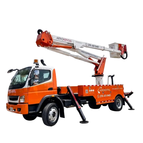 BRAZO MONTADO SOBRE CAMION 18M