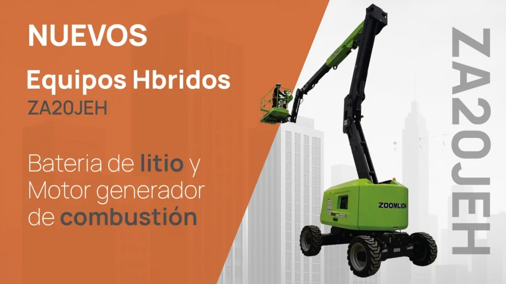 Manlift Híbrido Zoomlion-ZA20JEH-AeroRental-Colombia
