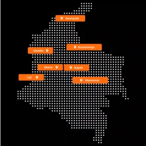 mapa sedes