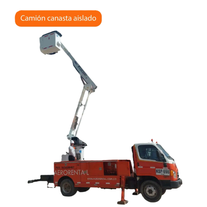 Camión Canasta Aislado