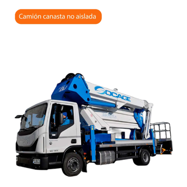 Camión Canasta no Aislado